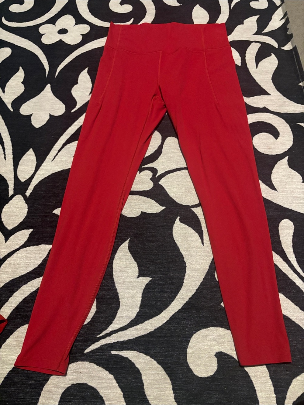 all in motion Red High-Rise Leggings